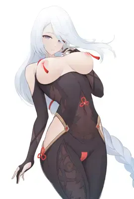 红裙痴女