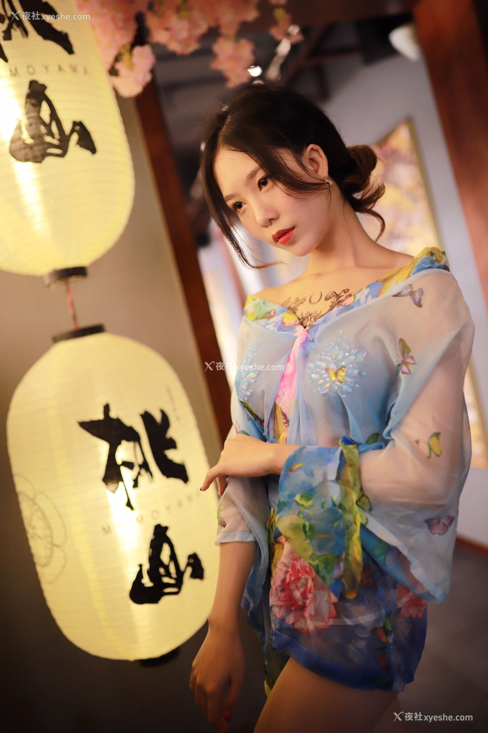 1P - 抖娘·利世《水蓝和服》
