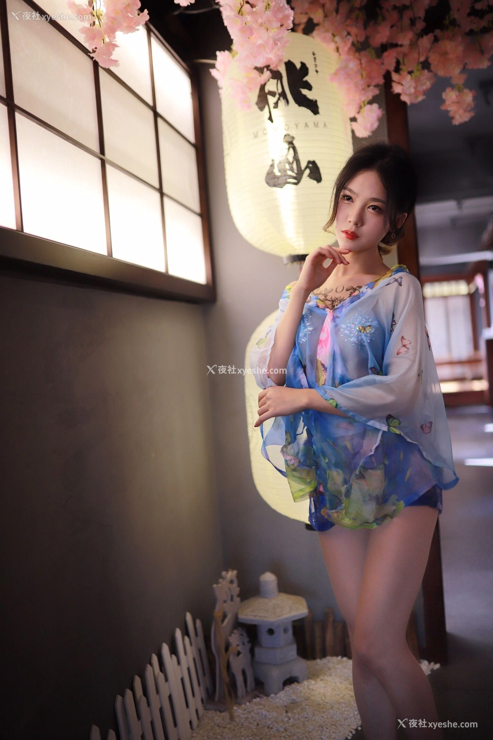 1P - 抖娘·利世《水蓝和服》