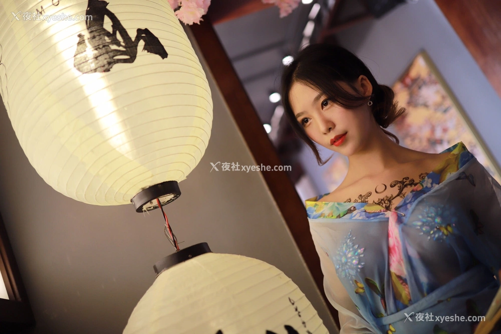 1P - 抖娘·利世《水蓝和服》