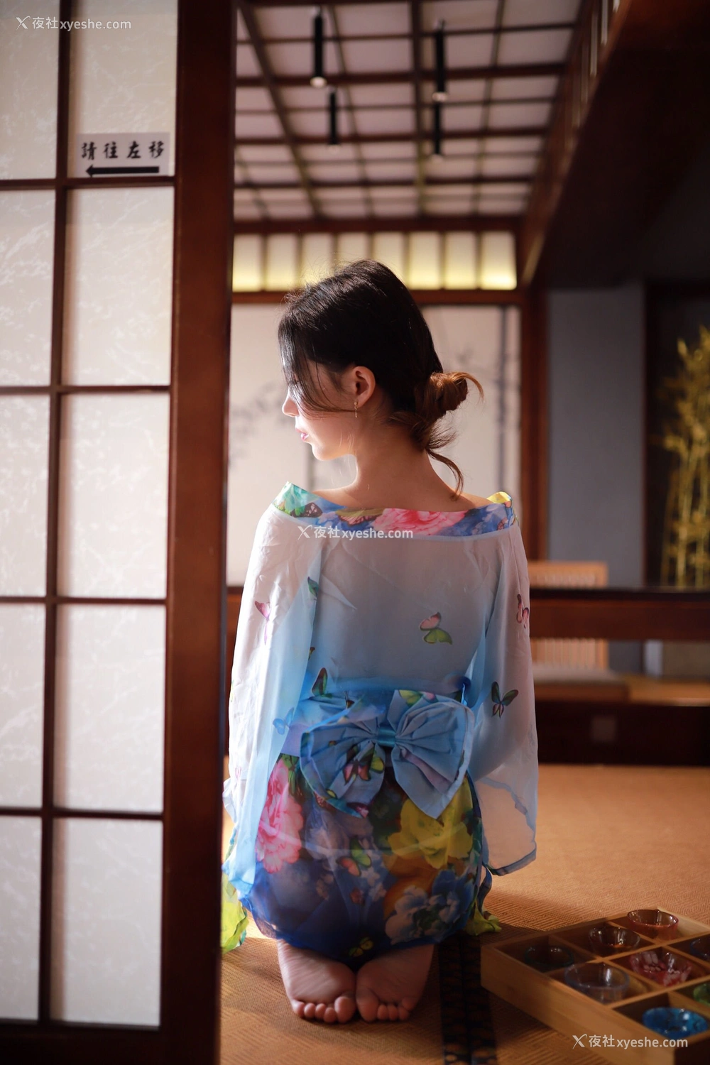 1P - 抖娘·利世《水蓝和服》