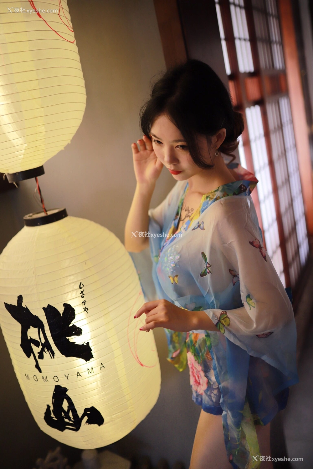 1P - 抖娘·利世《水蓝和服》