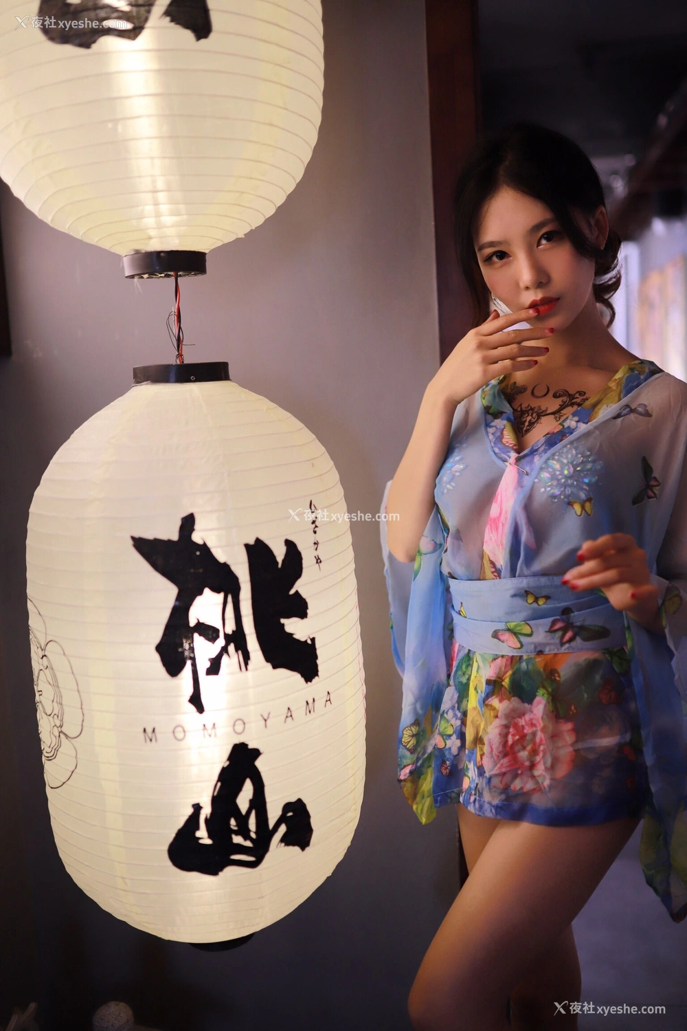 1P - 抖娘·利世《水蓝和服》