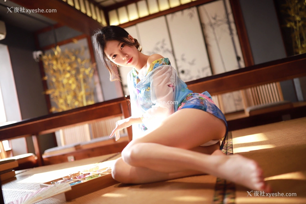 1P - 抖娘·利世《水蓝和服》