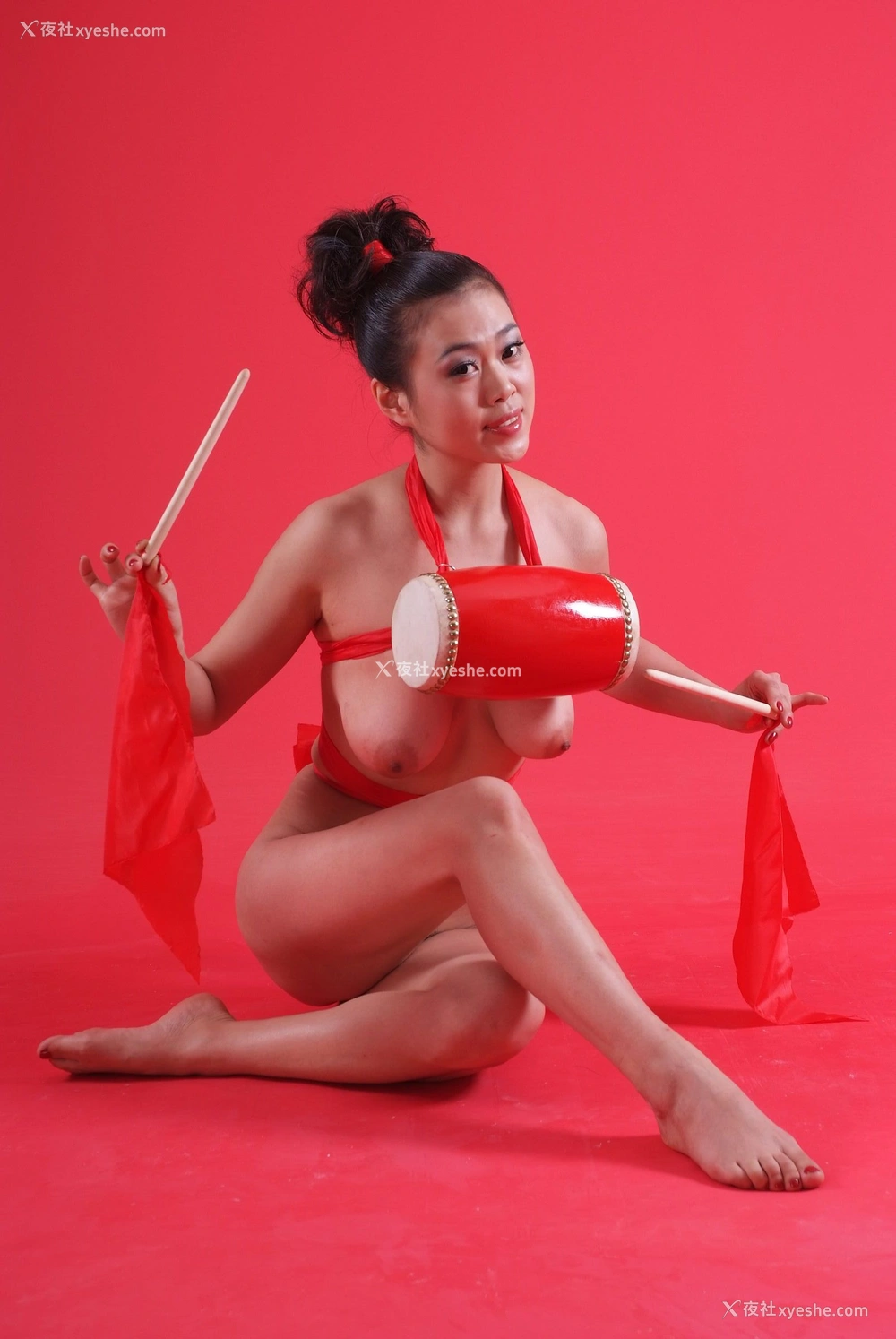 1P - 国模菜叶&杨芳&球球人体私拍套图
