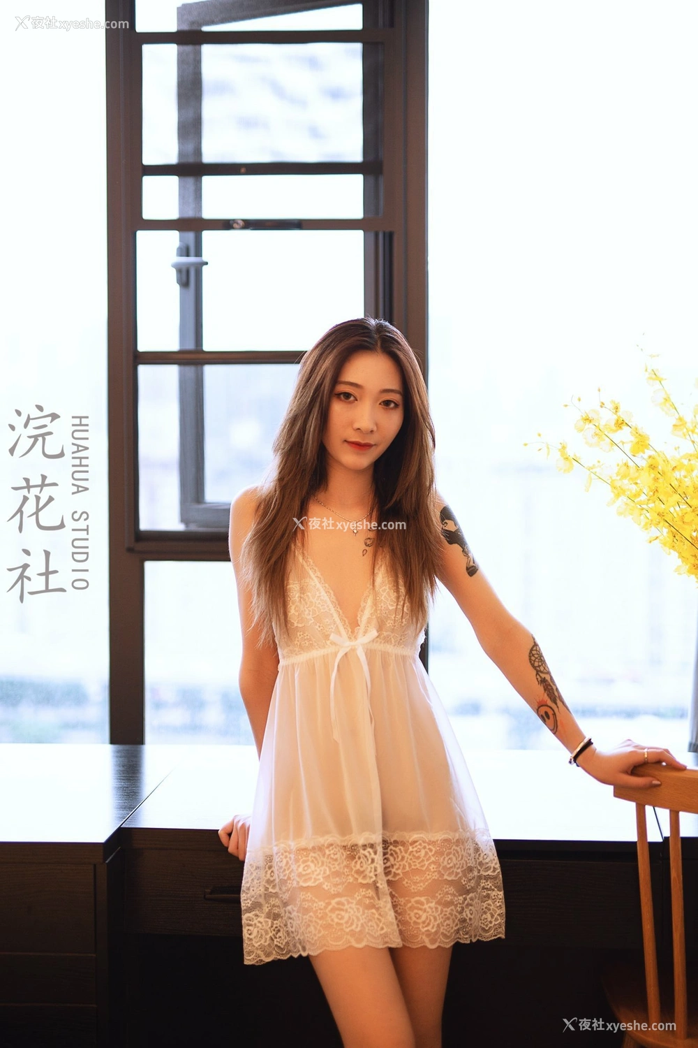 1P - 【网络收集】浣花社人体私拍写真Dinggege6叁点美女集合