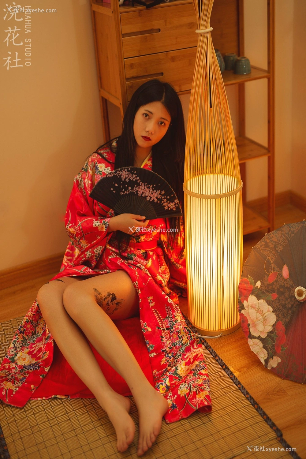 1P - 【网络收集】浣花社人体私拍写真Dinggege6叁点美女集合