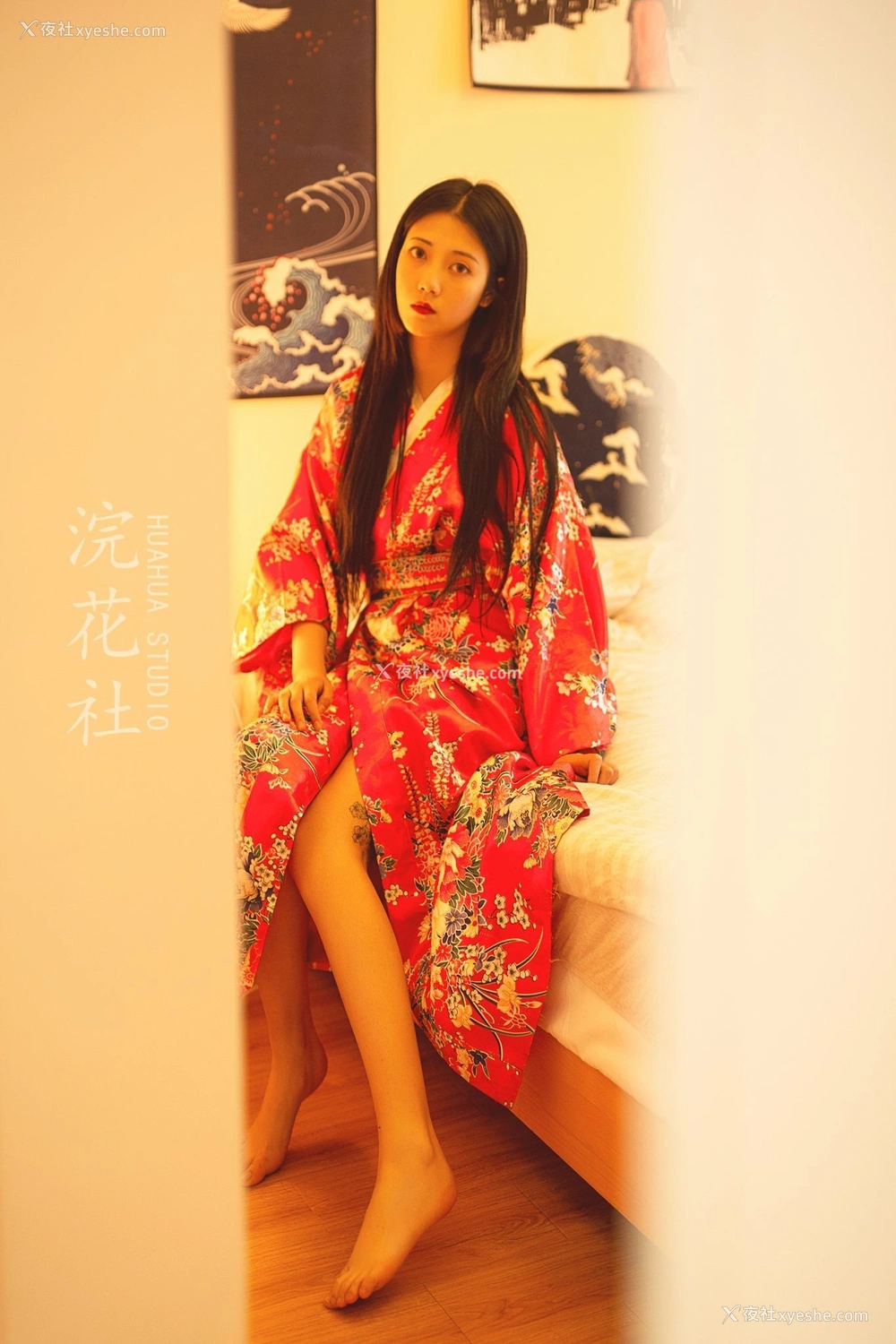 1P - 【网络收集】浣花社人体私拍写真Dinggege6叁点美女集合