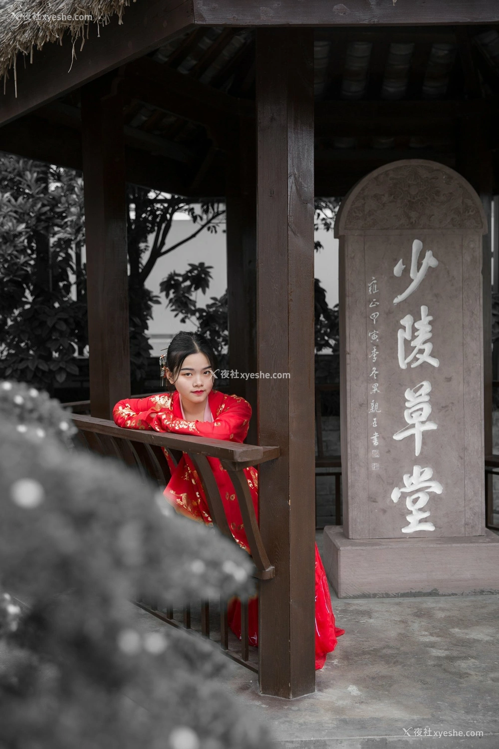 1P - 【网络收集】浣花社人体私拍写真Dinggege6叁点美女集合