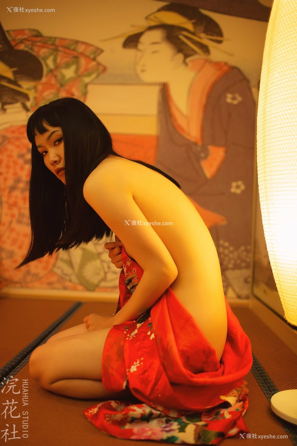 1P - 【网络收集】浣花社人体私拍写真Dinggege6叁点美女集合