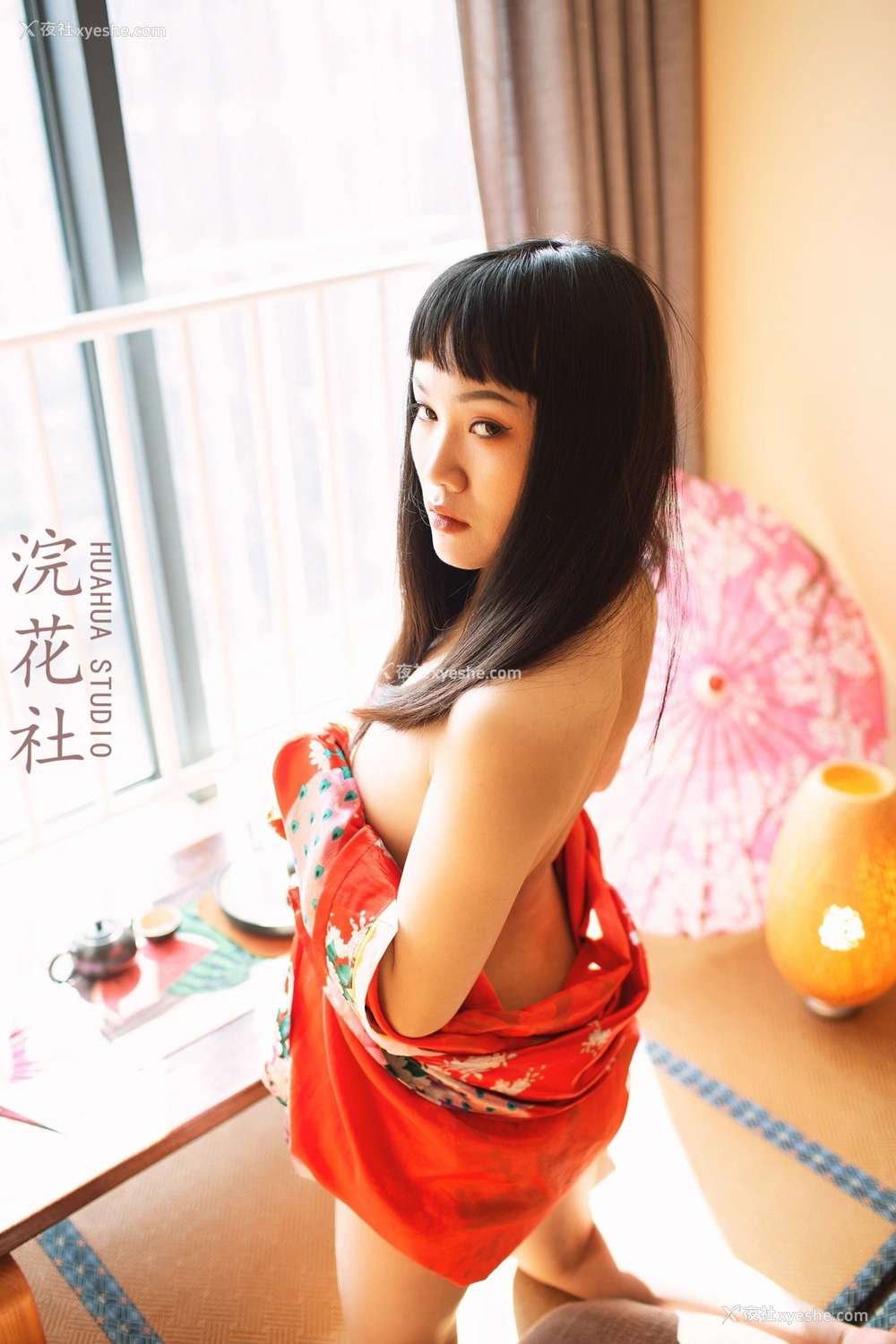 1P - 【网络收集】浣花社人体私拍写真Dinggege6叁点美女集合