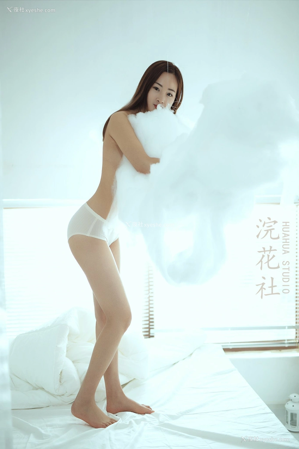 1P - 【网络收集】浣花社人体私拍写真Dinggege6叁点美女集合