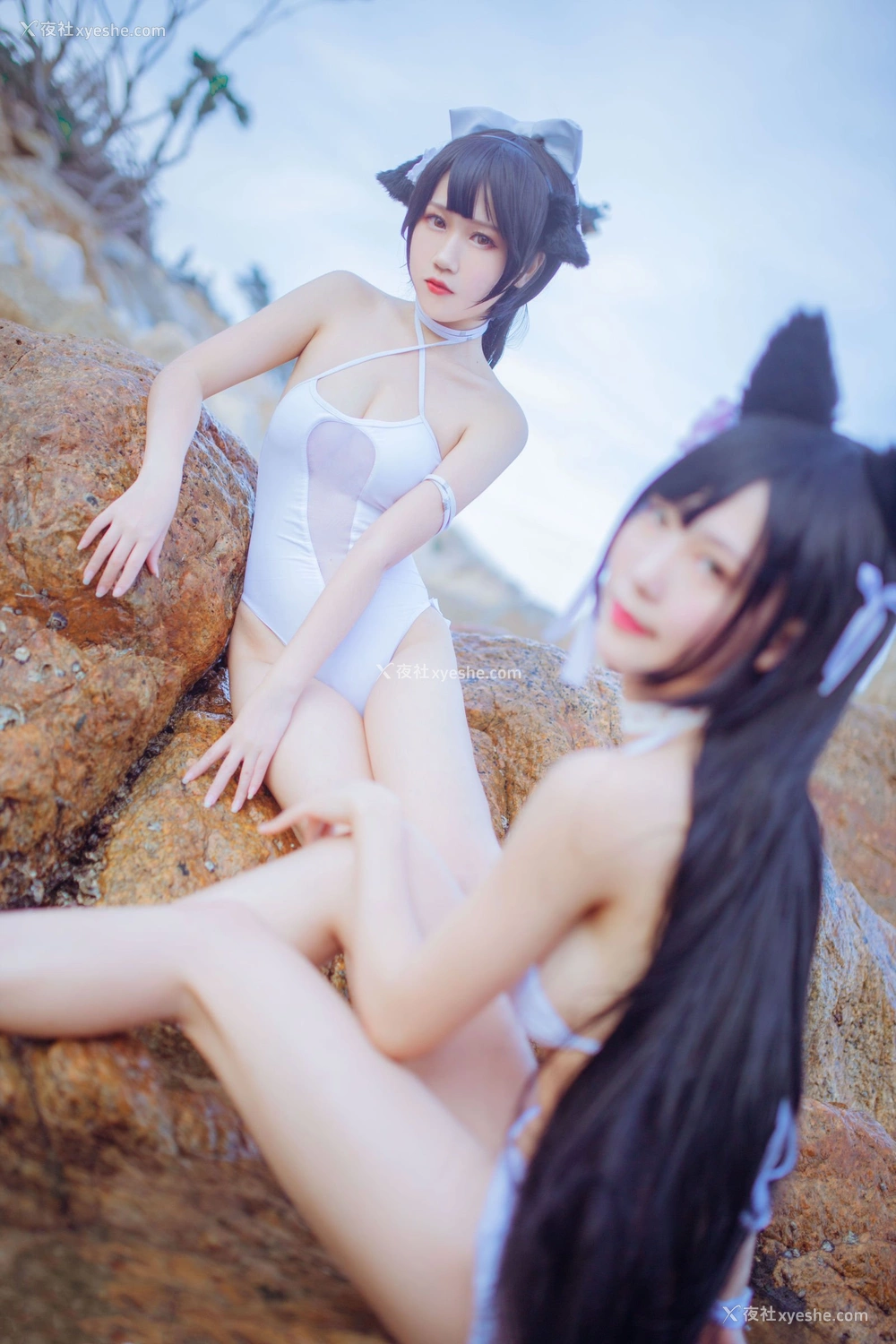 1P - 抖娘·利世×不呆猫《獒犬海边泳装》