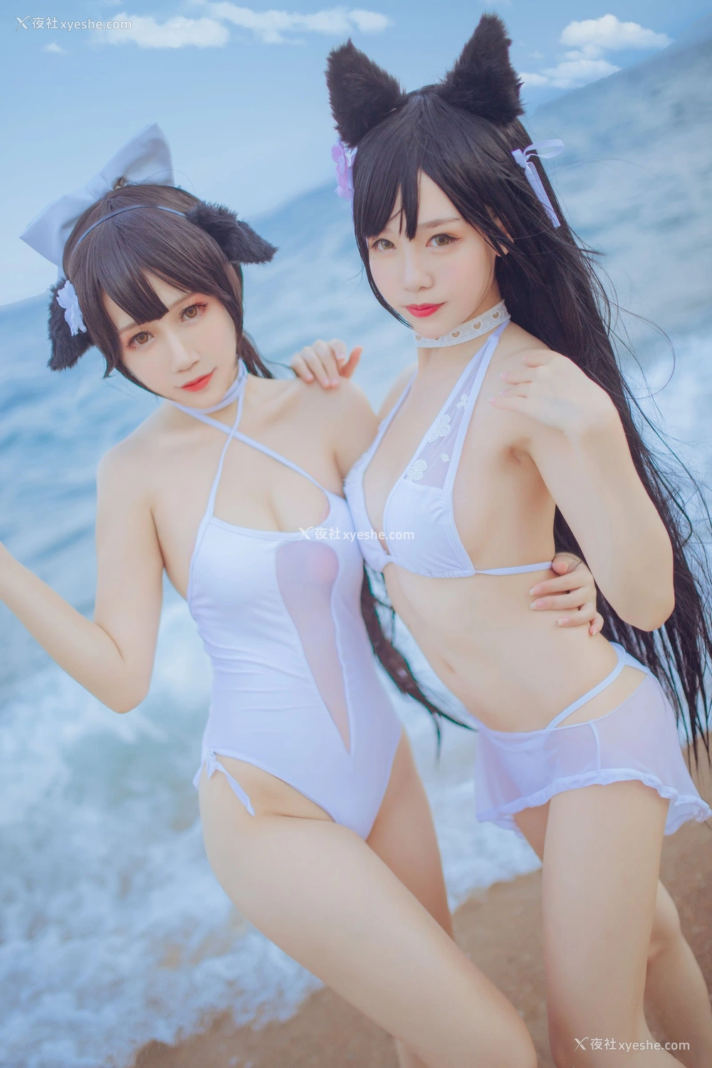 1P - 抖娘·利世×不呆猫《獒犬海边泳装》