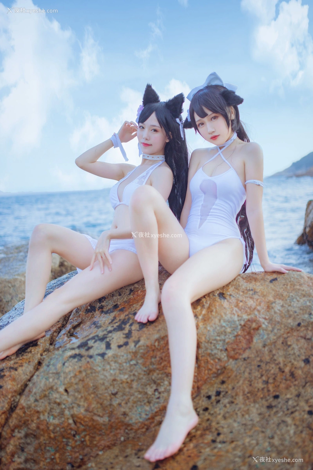 1P - 抖娘·利世×不呆猫《獒犬海边泳装》