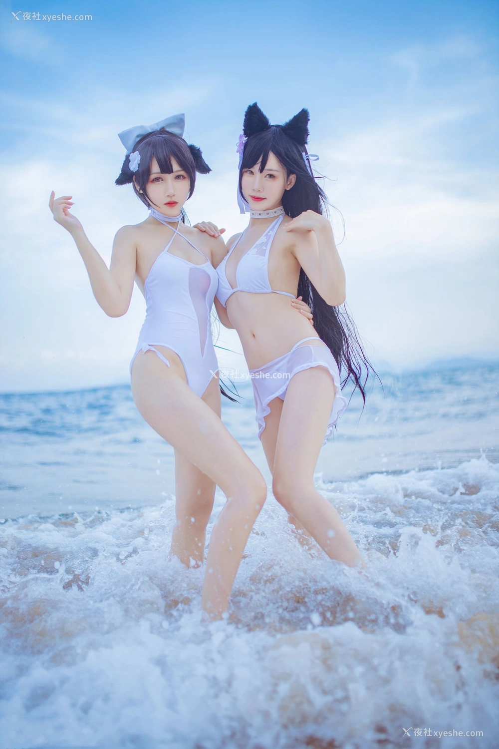 1P - 抖娘·利世×不呆猫《獒犬海边泳装》