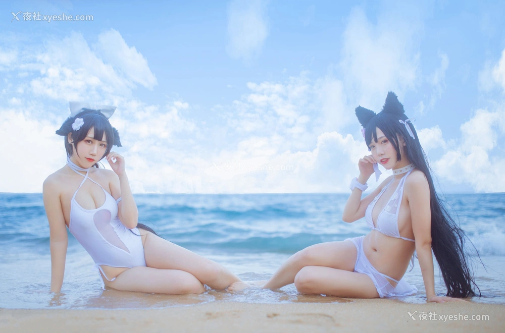 1P - 抖娘·利世×不呆猫《獒犬海边泳装》