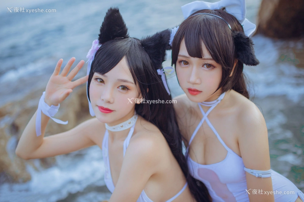 1P - 抖娘·利世×不呆猫《獒犬海边泳装》