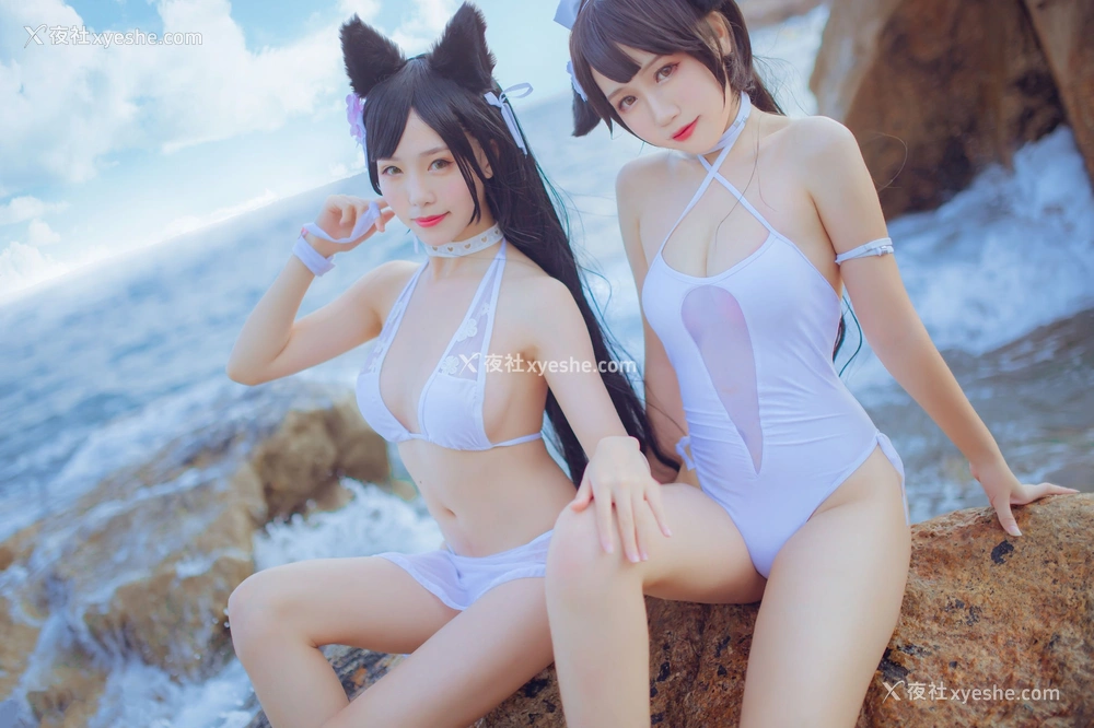 1P - 抖娘·利世×不呆猫《獒犬海边泳装》