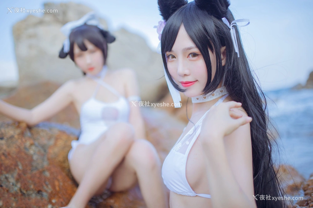 1P - 抖娘·利世×不呆猫《獒犬海边泳装》