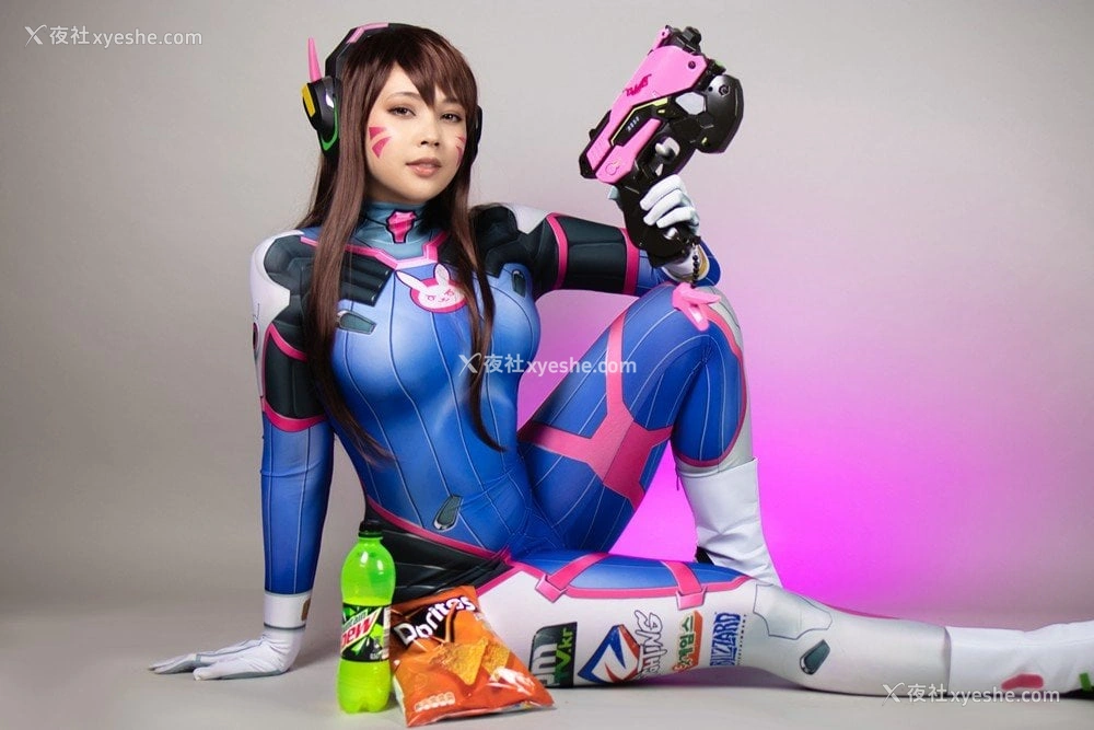 1P - 【网络红人】Virtual Geisha大尺度Cosplayer《D.Va》