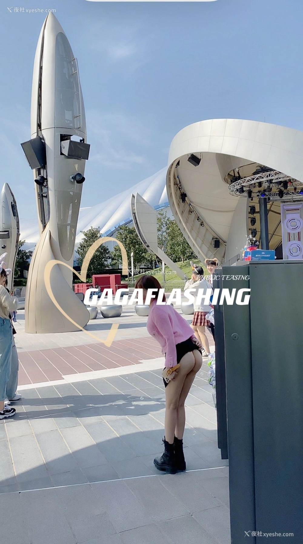 1P - 网红博主 Gagaflashing 露出合集