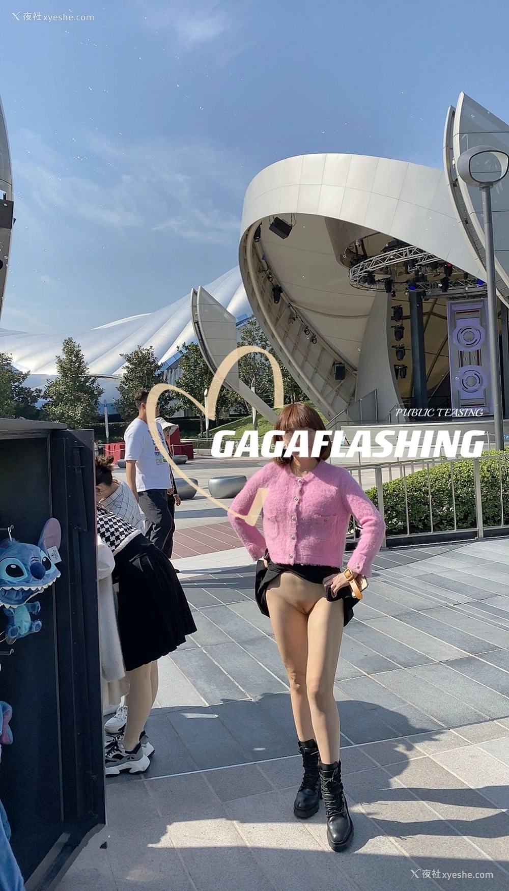 1P - 网红博主 Gagaflashing 露出合集