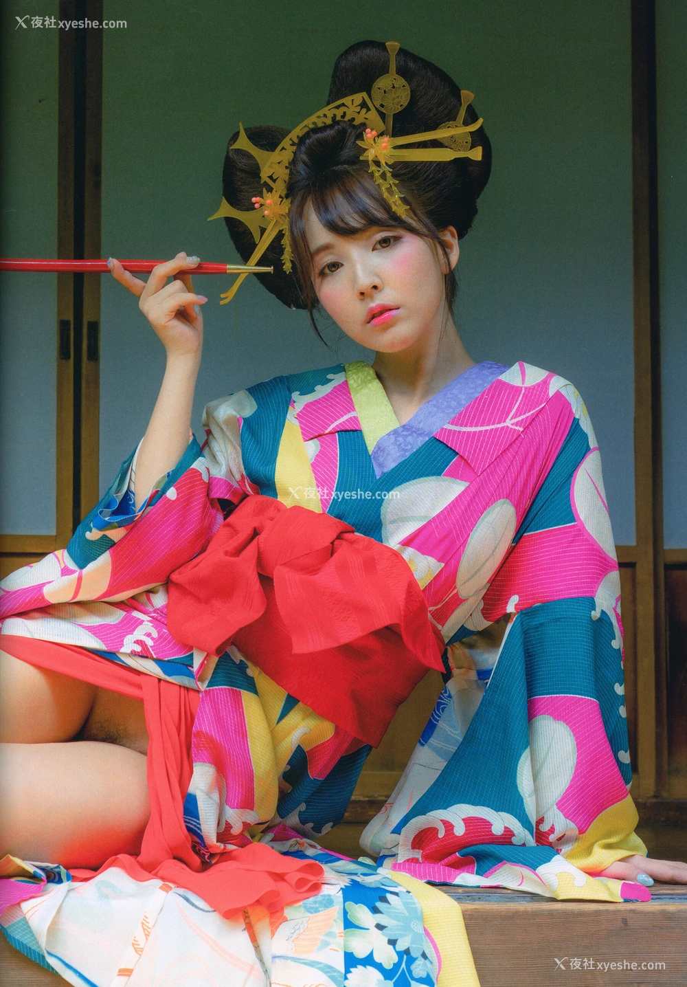 1P - 叁上悠亚《花魁x裸体美》