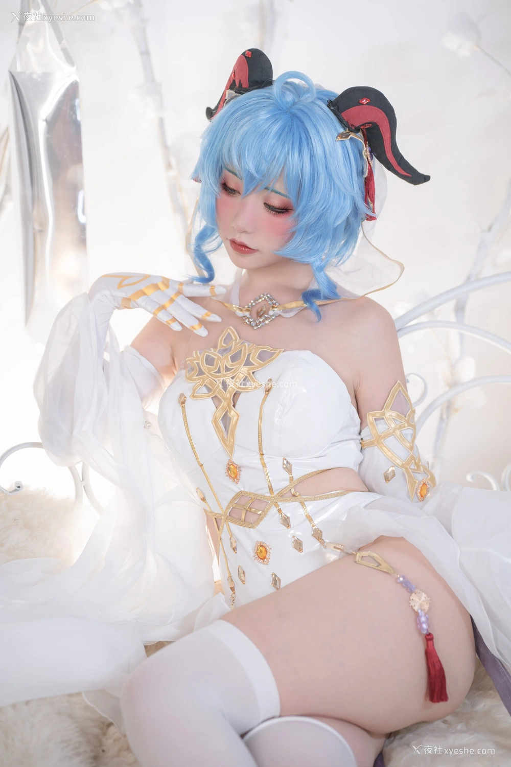 1P - 喵小吉x云烧《原神花嫁优菈、甘雨 双子：最强冰雪组合》