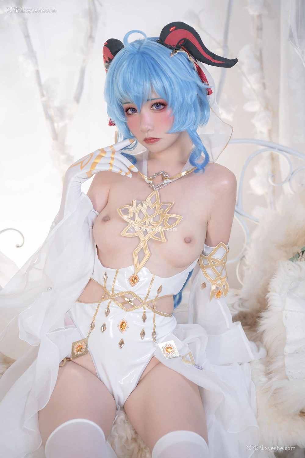 1P - 喵小吉x云烧《原神花嫁优菈、甘雨 双子：最强冰雪组合》