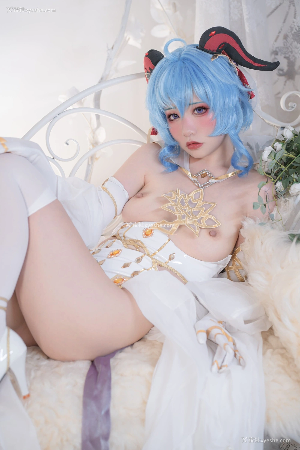 1P - 喵小吉x云烧《原神花嫁优菈、甘雨 双子：最强冰雪组合》