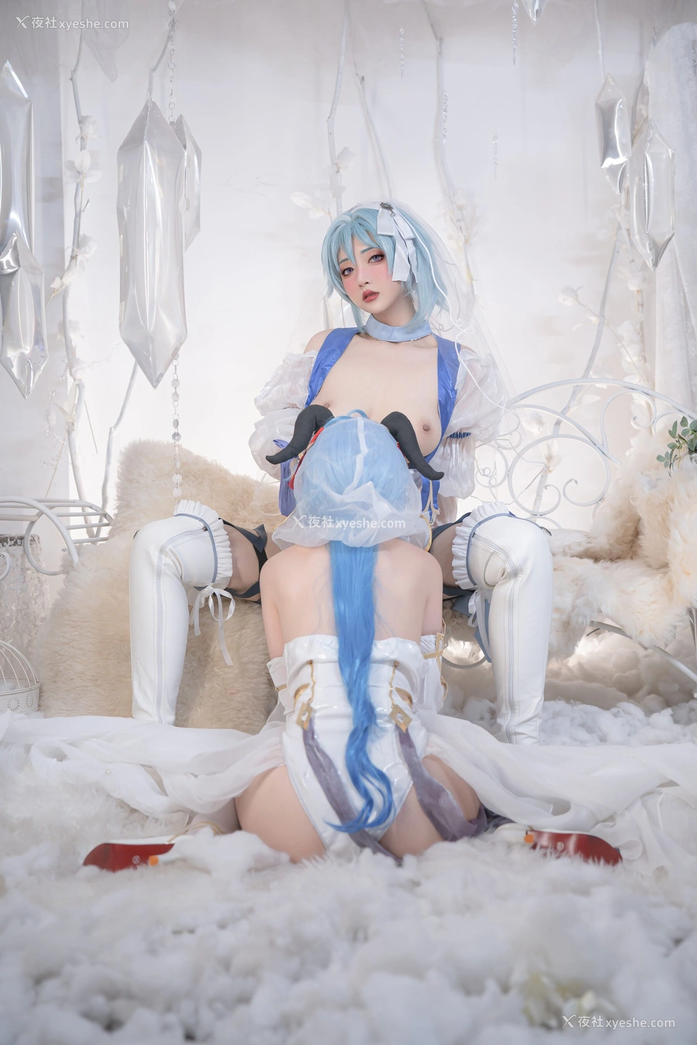 1P - 喵小吉x云烧《原神花嫁优菈、甘雨 双子：最强冰雪组合》