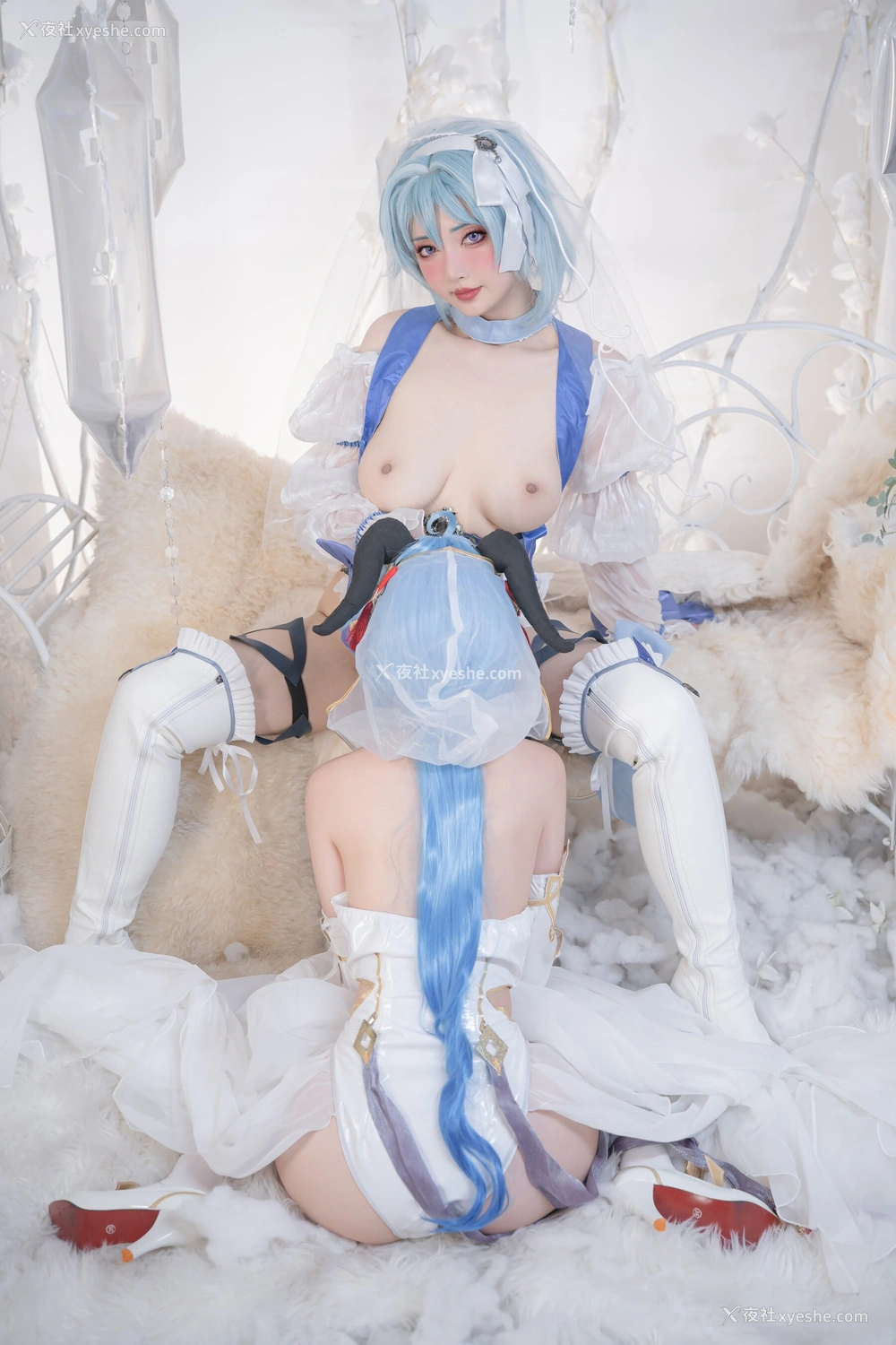 1P - 喵小吉x云烧《原神花嫁优菈、甘雨 双子：最强冰雪组合》