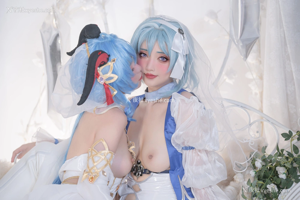 1P - 喵小吉x云烧《原神花嫁优菈、甘雨 双子：最强冰雪组合》