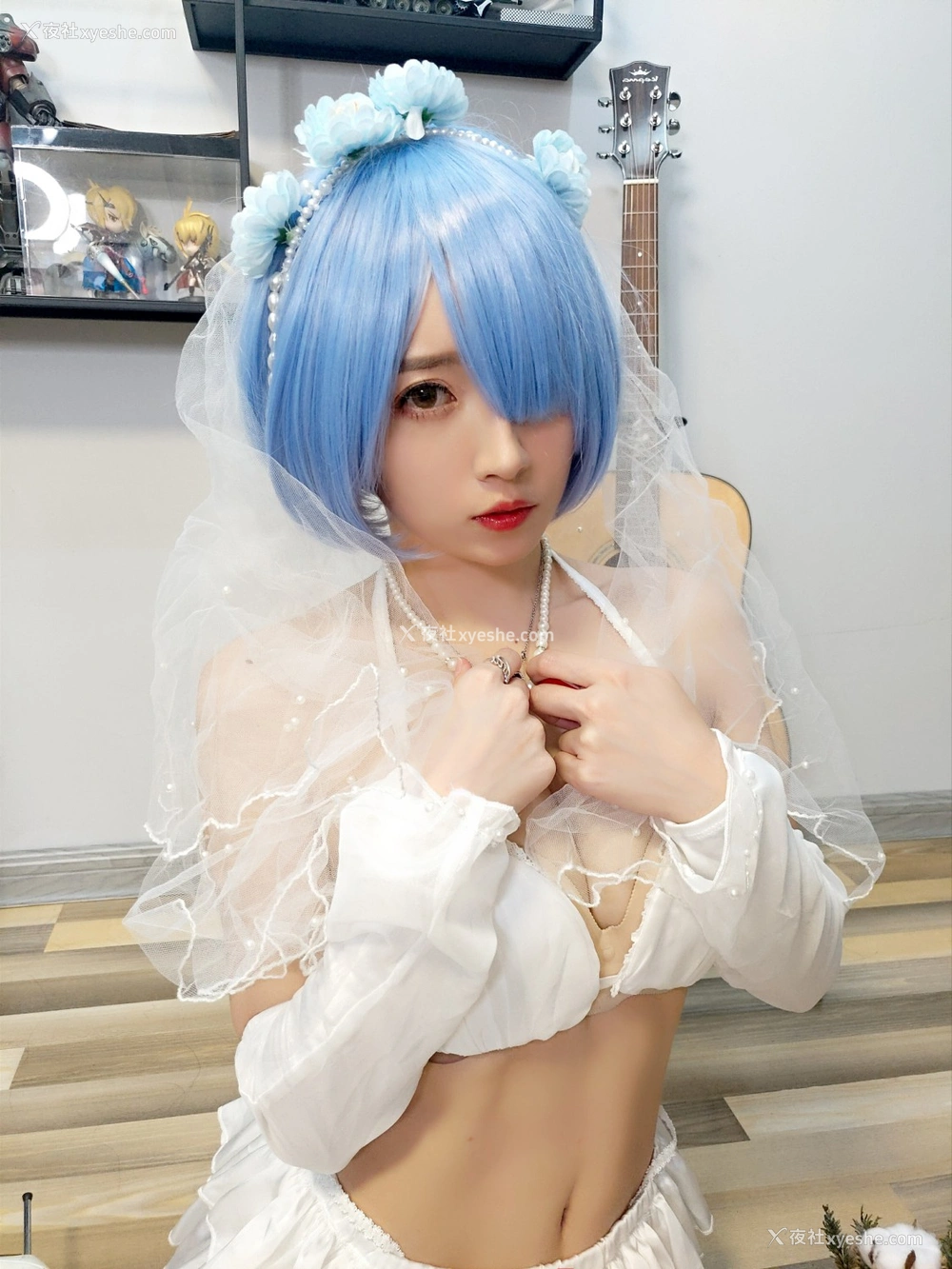 1P - 小巫女露娜 – 雷姆婚纱