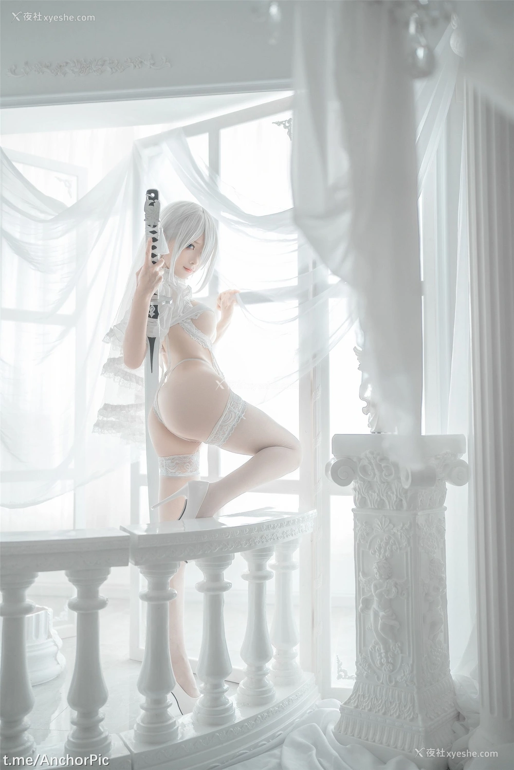 1P - 蠢沫沫《2B 白婚纱》
