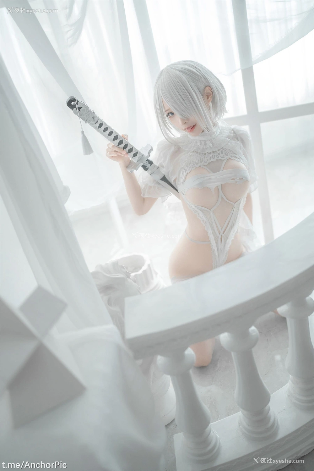 1P - 蠢沫沫《2B 白婚纱》