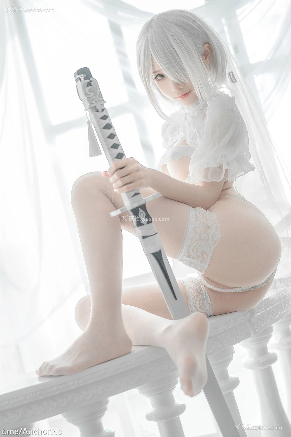 1P - 蠢沫沫《2B 白婚纱》