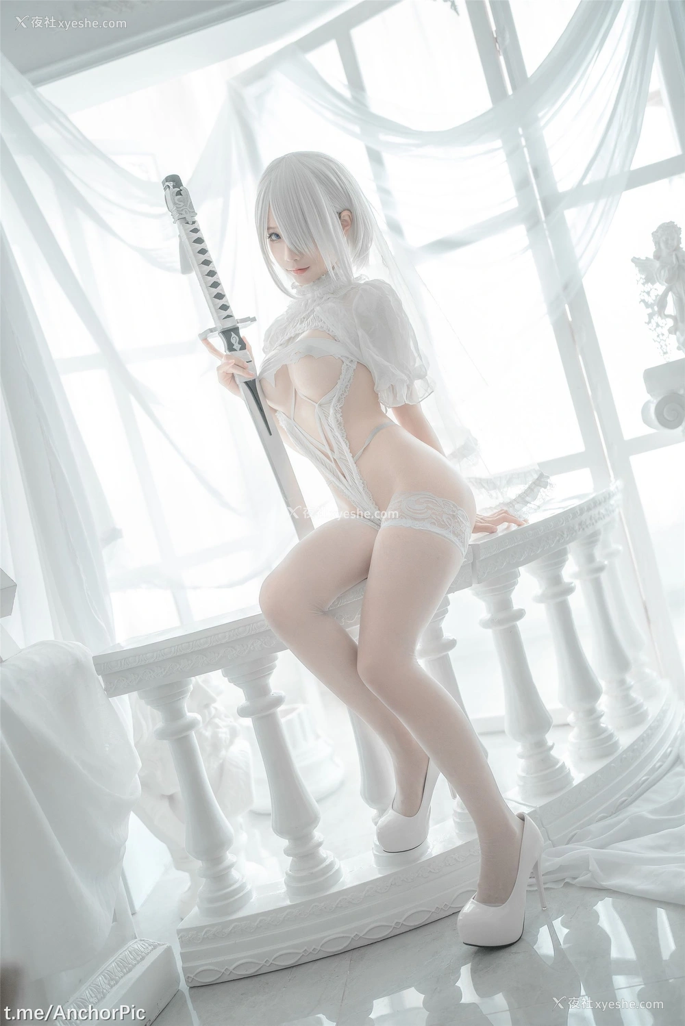 1P - 蠢沫沫《2B 白婚纱》