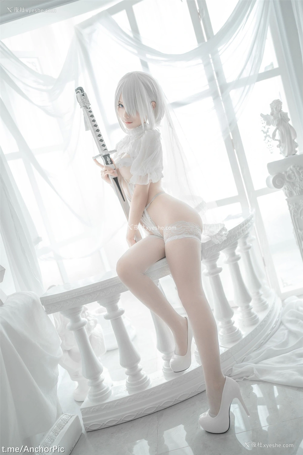 1P - 蠢沫沫《2B 白婚纱》