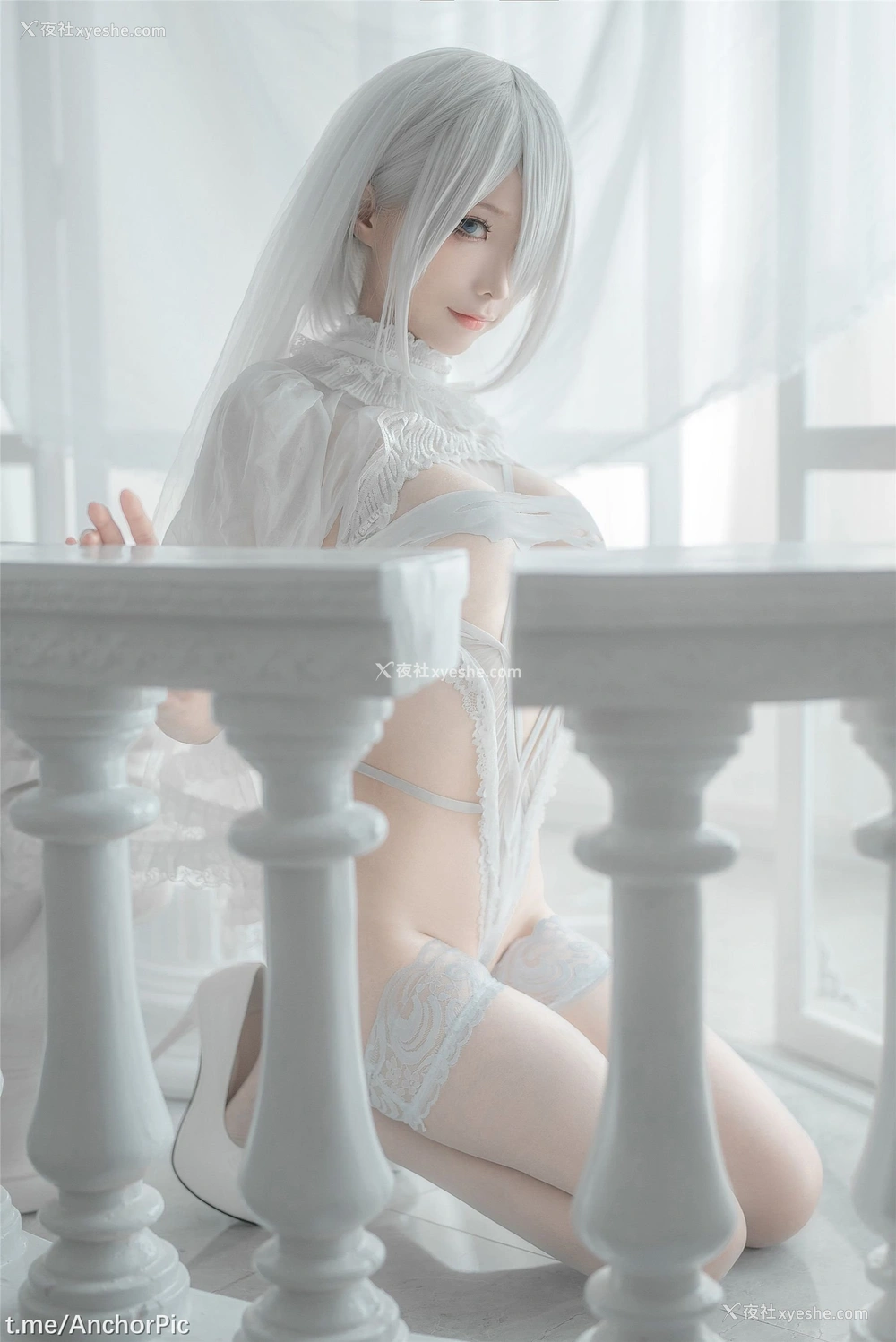 1P - 蠢沫沫《2B 白婚纱》