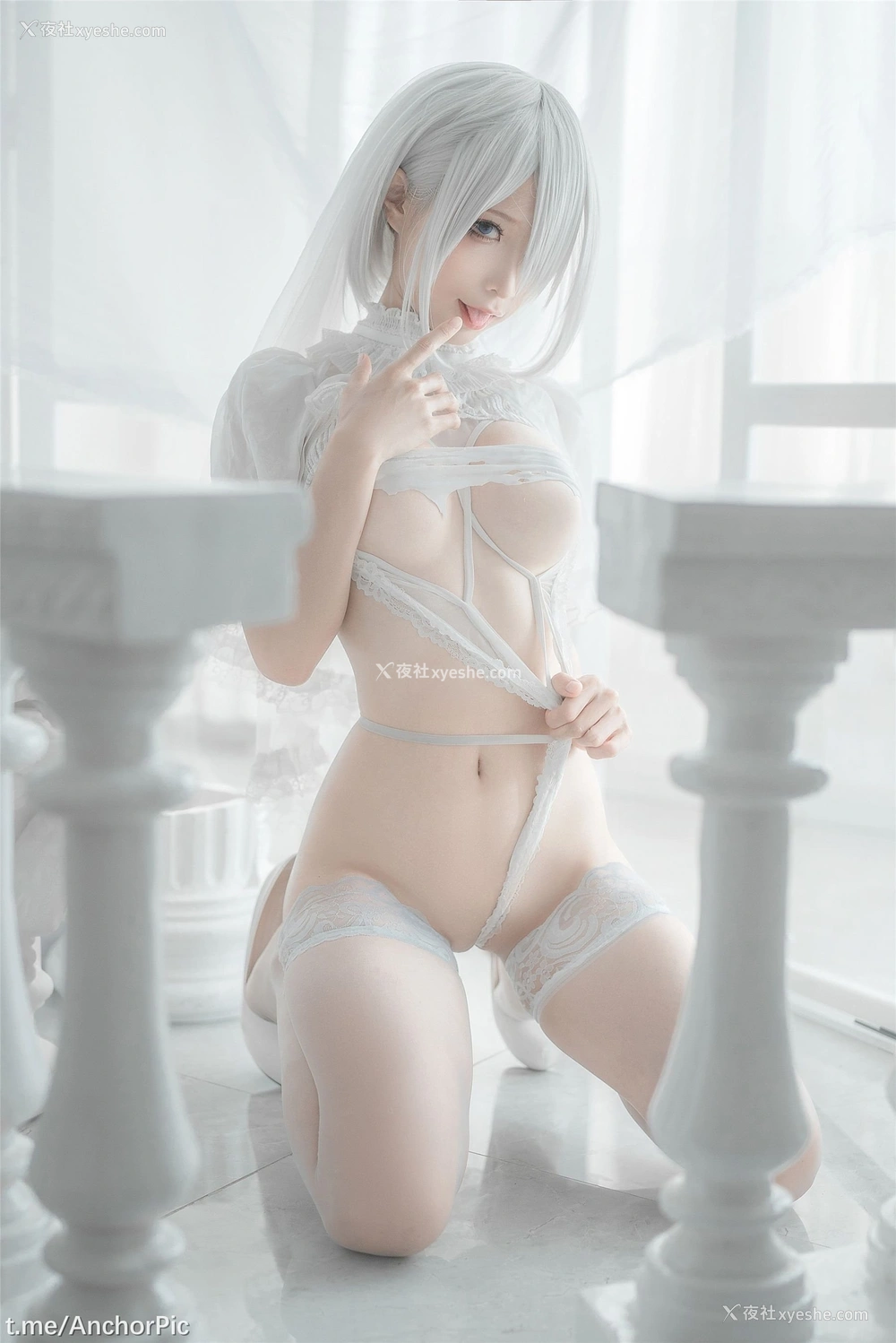 1P - 蠢沫沫《2B 白婚纱》