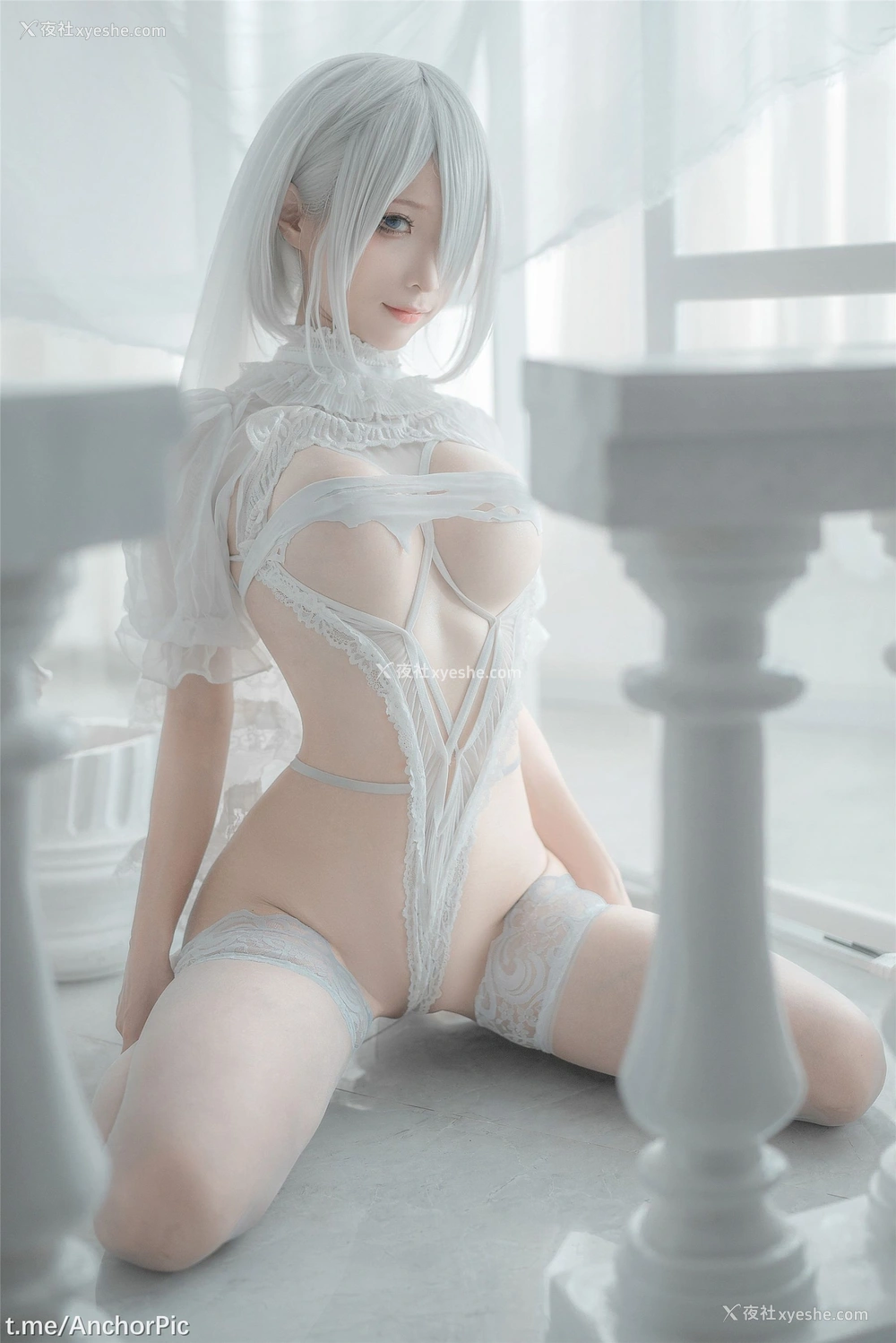 1P - 蠢沫沫《2B 白婚纱》