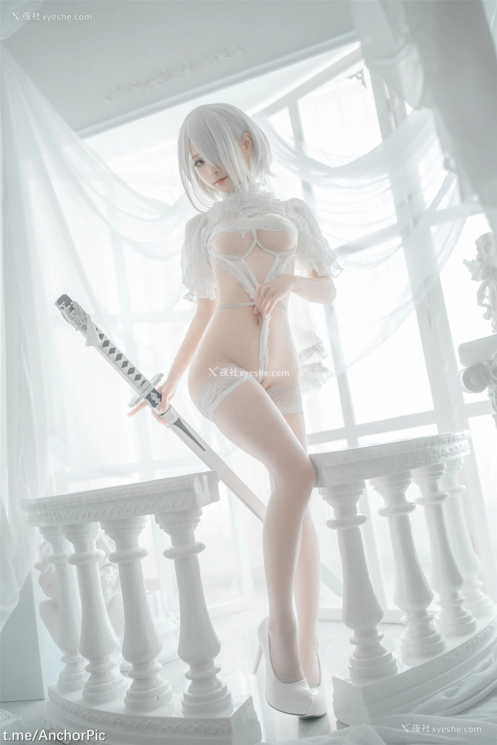 1P - 蠢沫沫《2B 白婚纱》