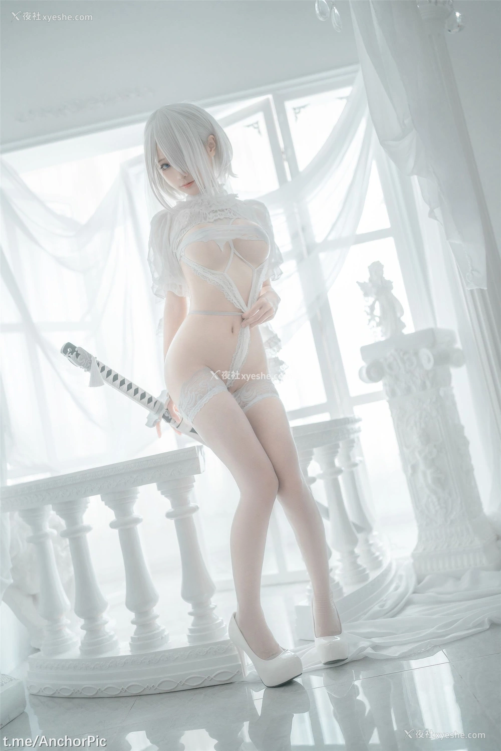 1P - 蠢沫沫《2B 白婚纱》