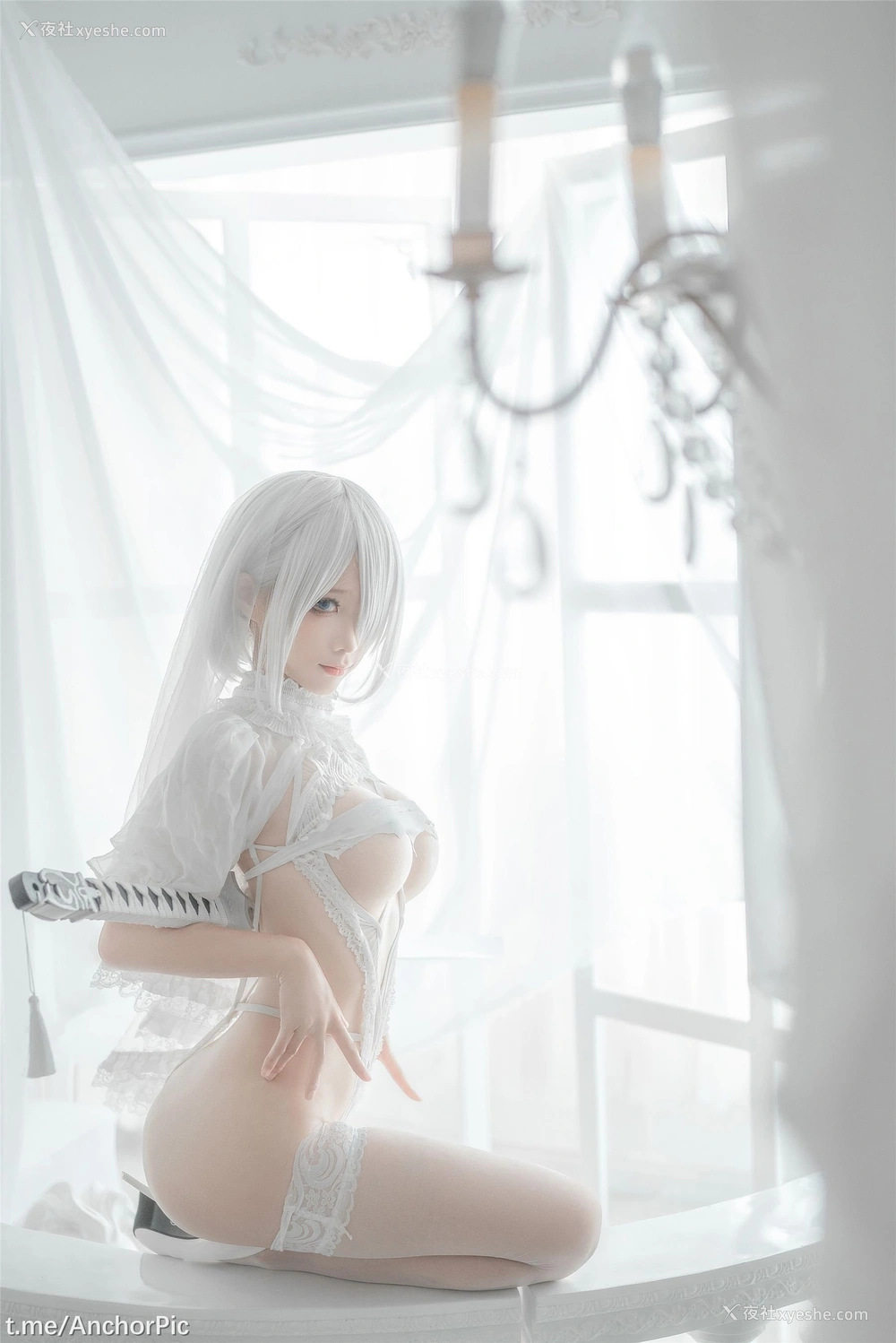 1P - 蠢沫沫《2B 白婚纱》