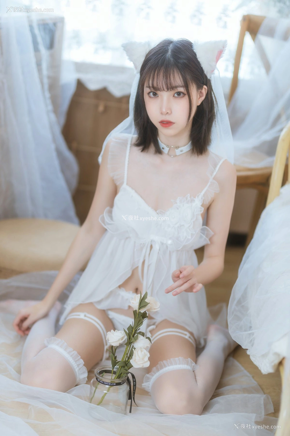 1P - 许岚LAN – 少女白色裙