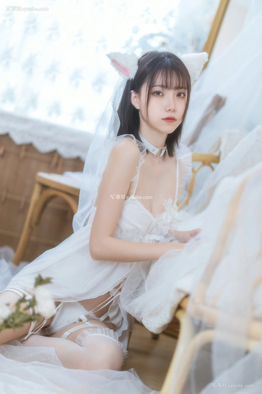 1P - 许岚LAN – 少女白色裙