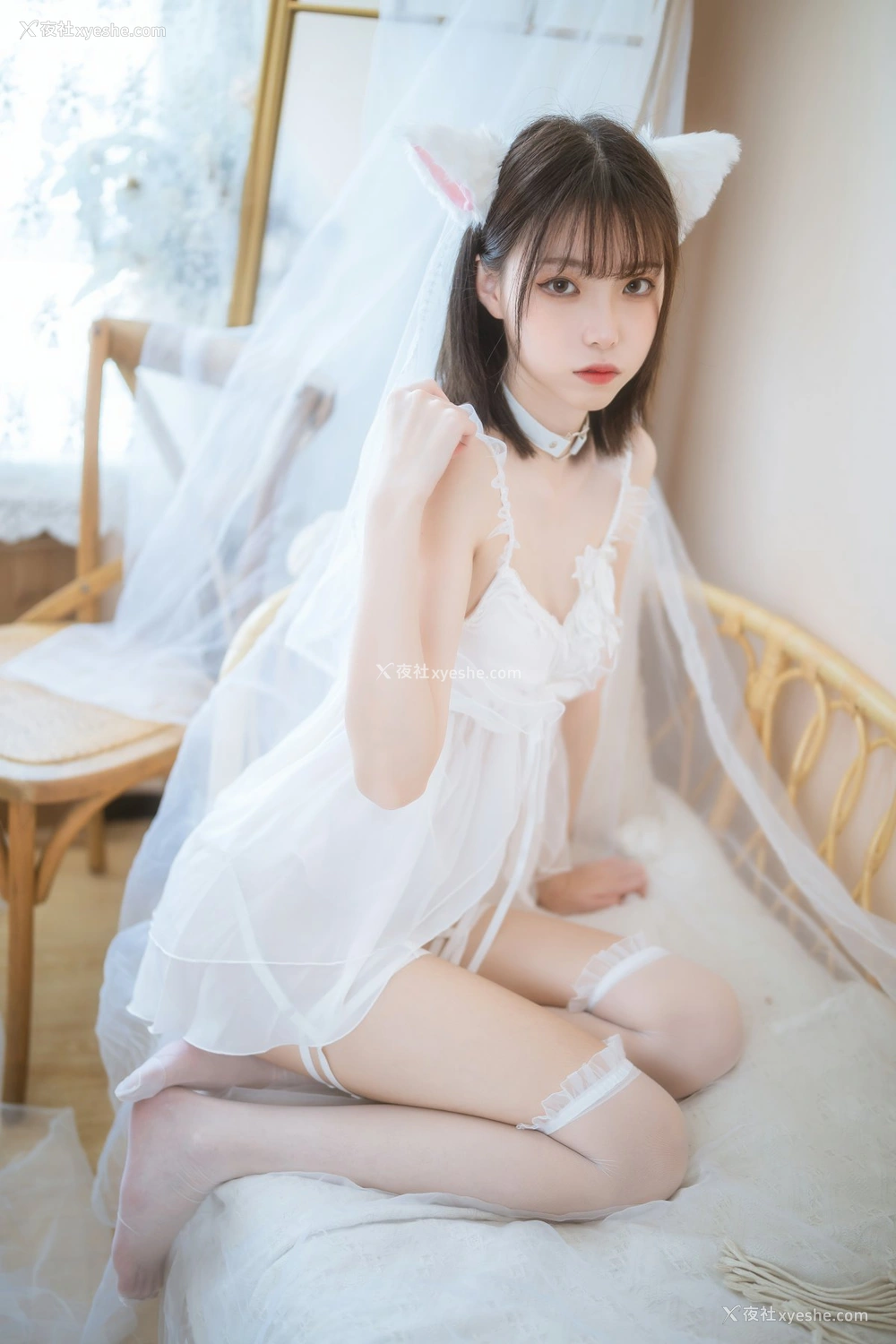1P - 许岚LAN – 少女白色裙