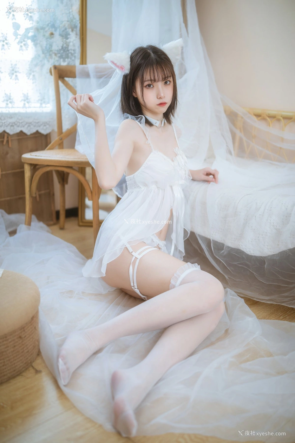 1P - 许岚LAN – 少女白色裙